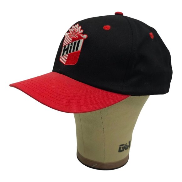 Hill Manufacturing Logo Snapback Cap Vintage Lion Marketing Cotton Trucker - Picture 12 of 15